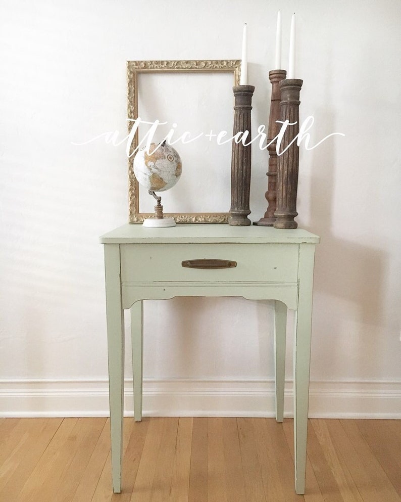 Mint Green Accent Table Image 0