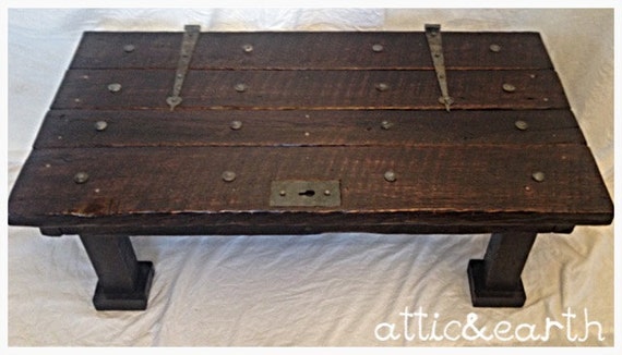 Barn Door Coffee Table