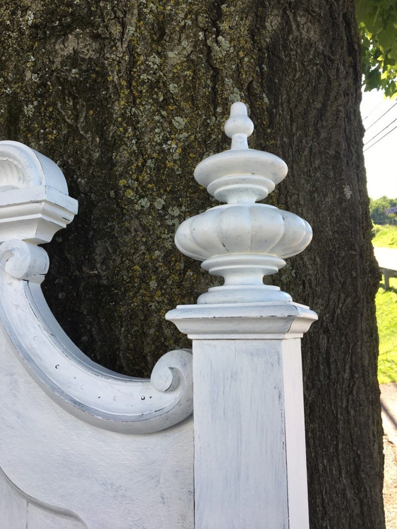 Antique Queen Size Angel Headboard
