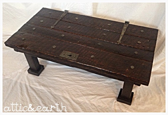 Barn Door Coffee Table