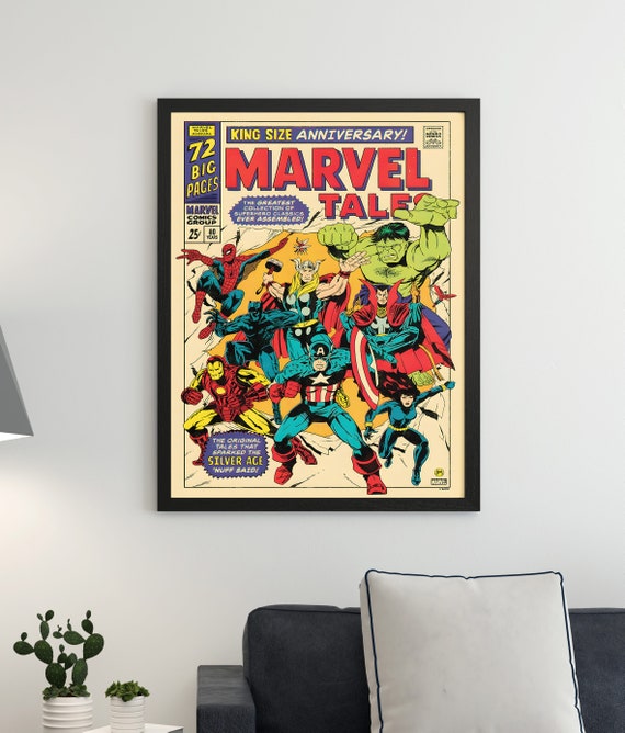 Marvel Tales Classic Comic Book Art Cover - Printed Poster or