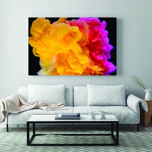 Large Canvas Art Print - Colored Smoke, Beautiful Abstract Art, Modern Wall Decor, Canvas Art, Abstract Canvas Print, Gallery Wrap