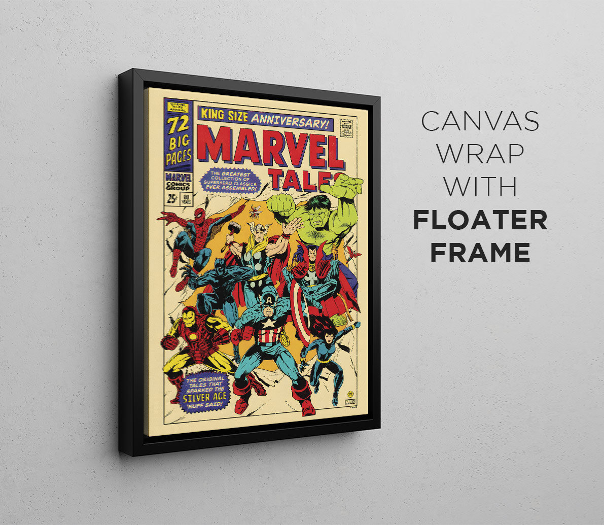 Marvel Tales Classic Comic Book Art Cover - Printed Poster or