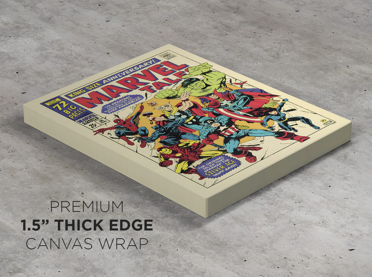 Marvel Tales Classic Comic Book Art Cover - Printed Poster or Canvas ...