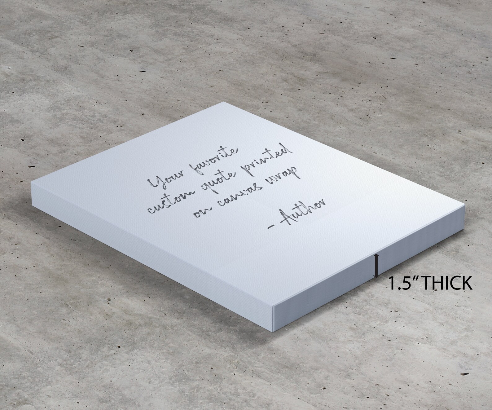 Custom Quote Print on Canvas Your Custom Quote Printed Etsy