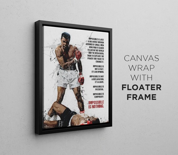Muhammad Ali Poster – Wanddekoration Mit Box-Motiv Für Zimmer & Büro