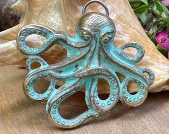 Octopus Jewelry/Octopus Brooch/Ocean Jewelry for Women/Anniversary Jewelry For Him/Gift-For-Her-Steampunk