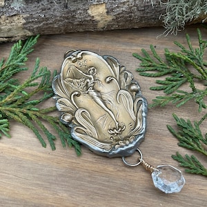 Goddess Jewelry/Venus Jewelry/Brass Jewelry Vintage/Brass Jewelry/Soldered Jewelry