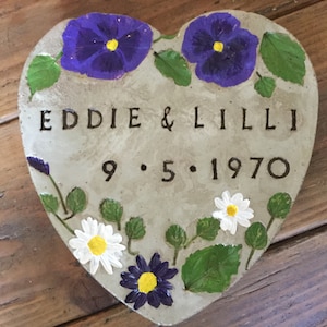 Heart stepping stone/custom garden stone