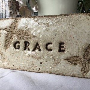 8 x 4 rustic concrete garden stone