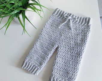 Baby Crochet Pants Pattern: Sizes 0-12 Months (Digital Download)