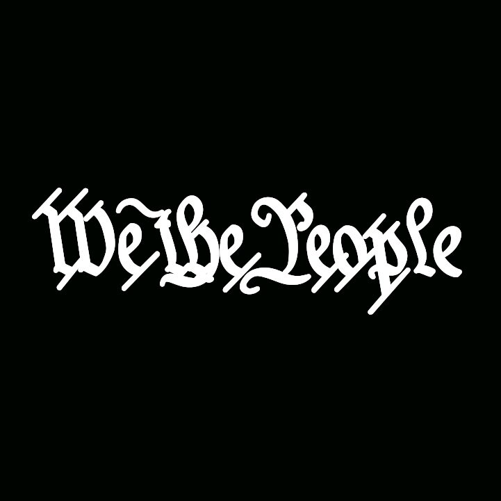 We the People Vinyl Sticker - Etsy