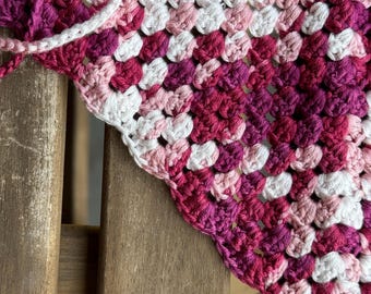 Crochet Multicolored Bamboo Bandana