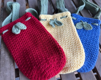 Crochet Fruit Themed Water Bottle Holders