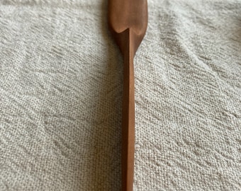 Hand carved, natural cherry knife