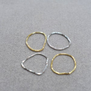 1 pcs,14k,585,Solid Gold,Solid Rose Gold,White Gold, 1.0 mm Box Chain Stacking Ring,Midi Ring,Chain Ring