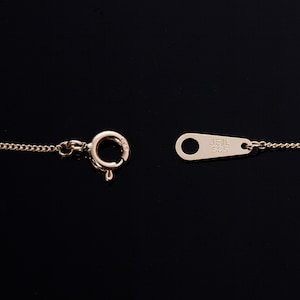 14K Gold, Roségold, Weißgold, 585, 6,5 &quot;~ 10&quot;, 0,8 mm Panzerkette Armbänder, Fußkettchen, Zart, sehr dünn