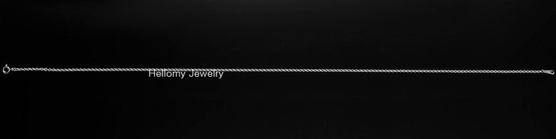 925 Sterling Silver,0.9 mm Cable Chain Necklace,Thin,Anti Tarnish image 3