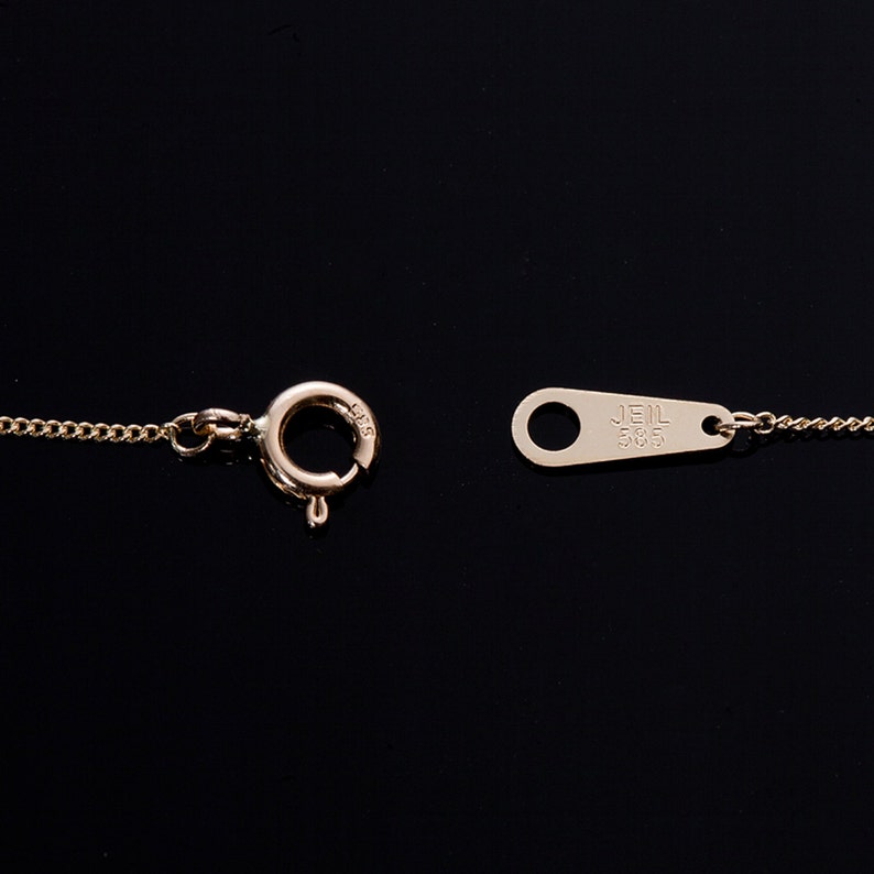 585 14K Solid Gold,White Gold,Rose Gold,14,16,18,20,22,24inches 0.8 mm Curb Chain Necklace wholesale price