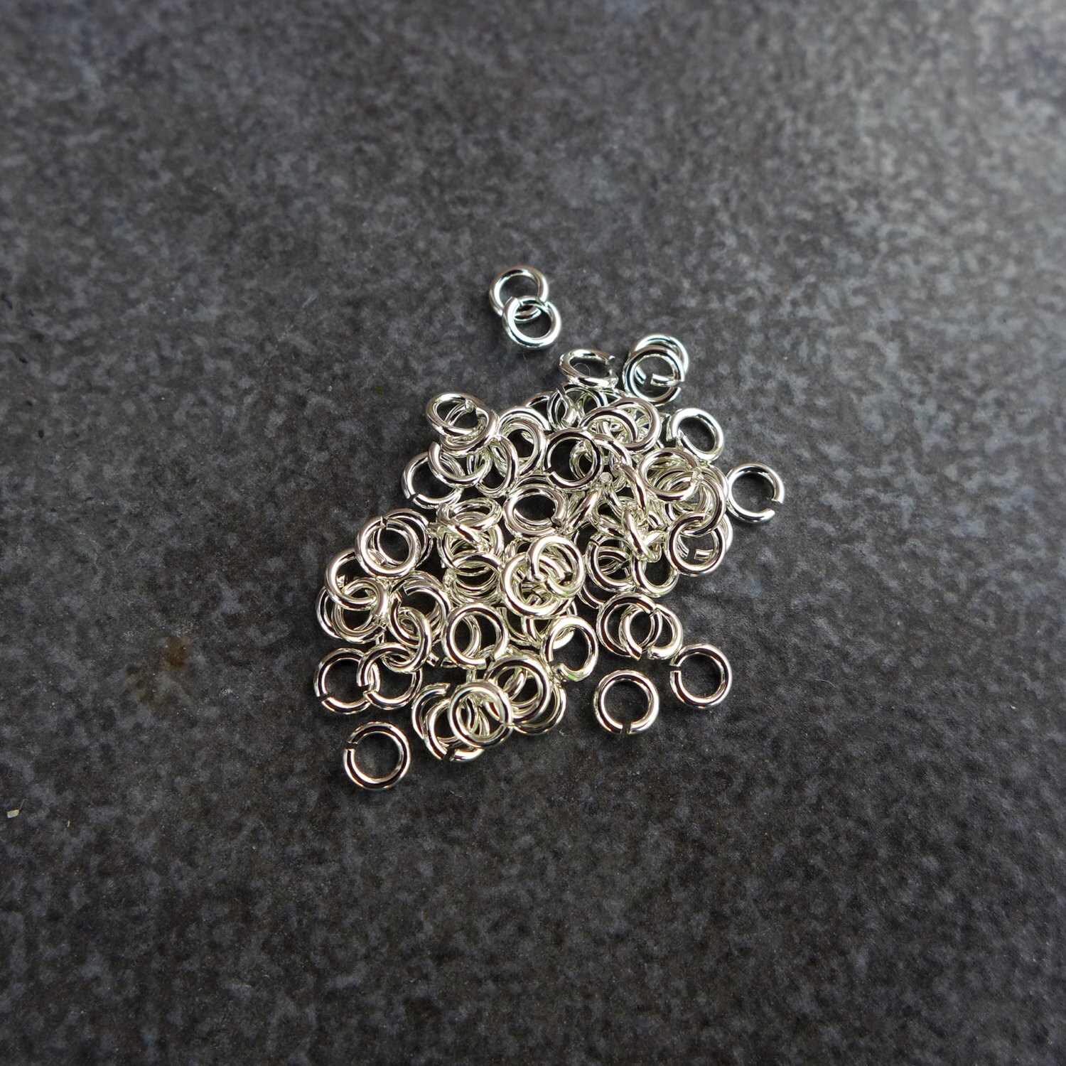 Wholesale DICOSMETIC 150Pcs 925 Sterling Silver Open Jump Rings 