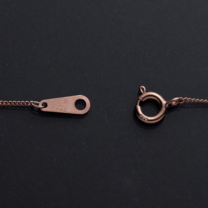 585 14K Solid Gold,White Gold,Rose Gold,14,16,18,20,22,24inches 0.8 mm Curb Chain Necklace wholesale price