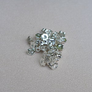 20pcs,10 pairs 925 Sterling Silver,Butterfly Earring Backs,Post Nuts,Earring Stopper,DIY,Jewelry Making,Supplies,Findings