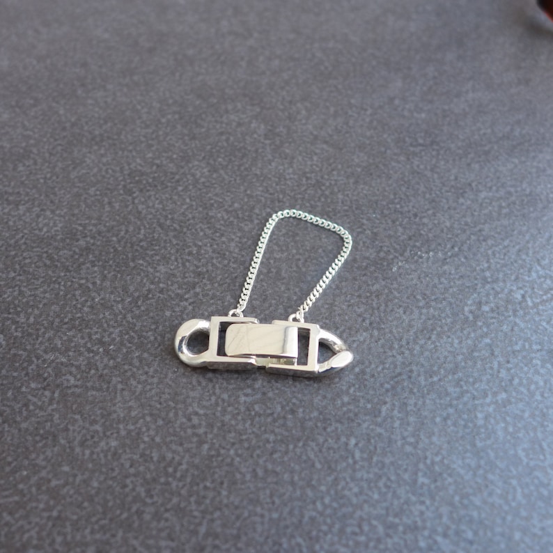 925 Sterling Silver Snap Lock Box Clasp Connector DIY Jewelry Etsy