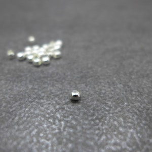 30pcs, 925 plata esterlina, cuentas cuadradas, cuentas de cubo redondo, cuentas de cubo facetado, bricolaje, fabricación de joyas, suministros, hallazgos