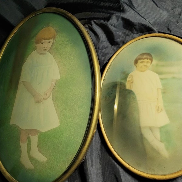 Bubble Glass Frame Metal Etsy