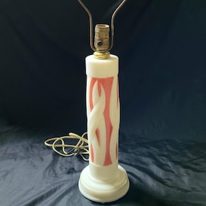 MCM Aladdin Alacite Electric Lamp Accent Table Light Base Lighting Collectible Home Art Decor