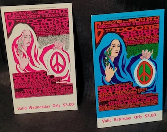 The Doors Chuck Berry 1967 Original Concert Poster at Winterland
