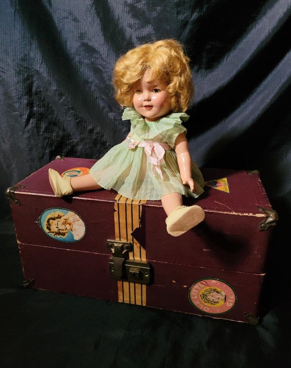 貴重　Shirley Temple Dolls and Collectibles 1930s Shirley Temple 13 Ideal Novelty Toy Original Travel