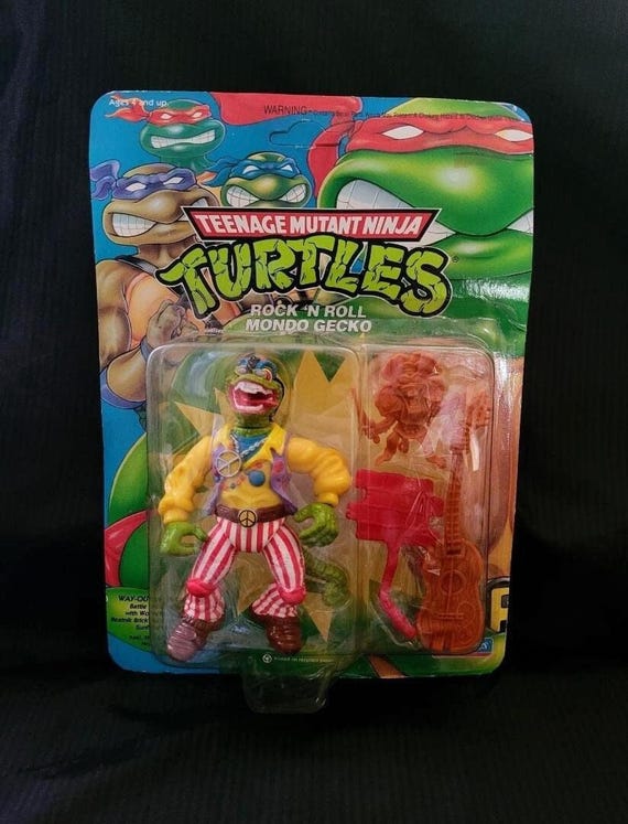 1992 Rock 'N Roll Mondo Gecko Teenage Mutant Ninja Turtles