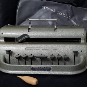 Perkins Brailler Machine Instruction Manuals Dust Cover Accessories ...