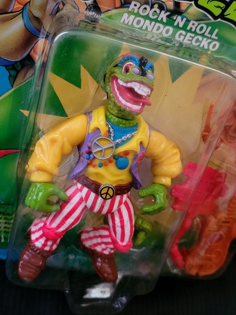 1992 Rock 'N Roll Mondo Gecko Teenage Mutant Ninja Turtles
