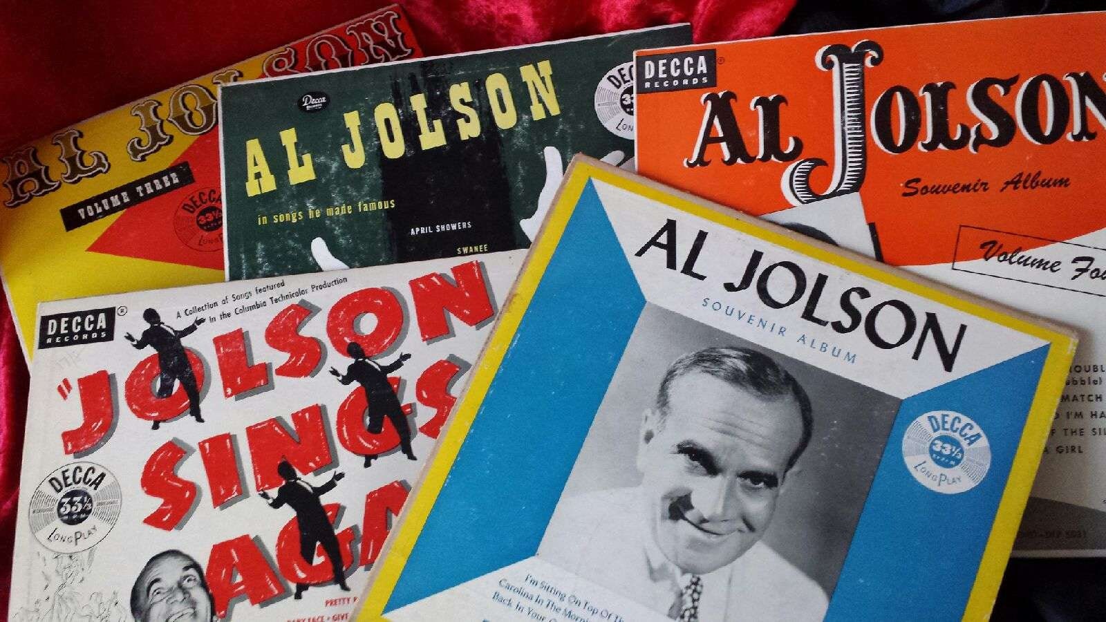 FIVE Original Al Jolson Records Lot Decca LP 33 RPM Vinyl Etsy