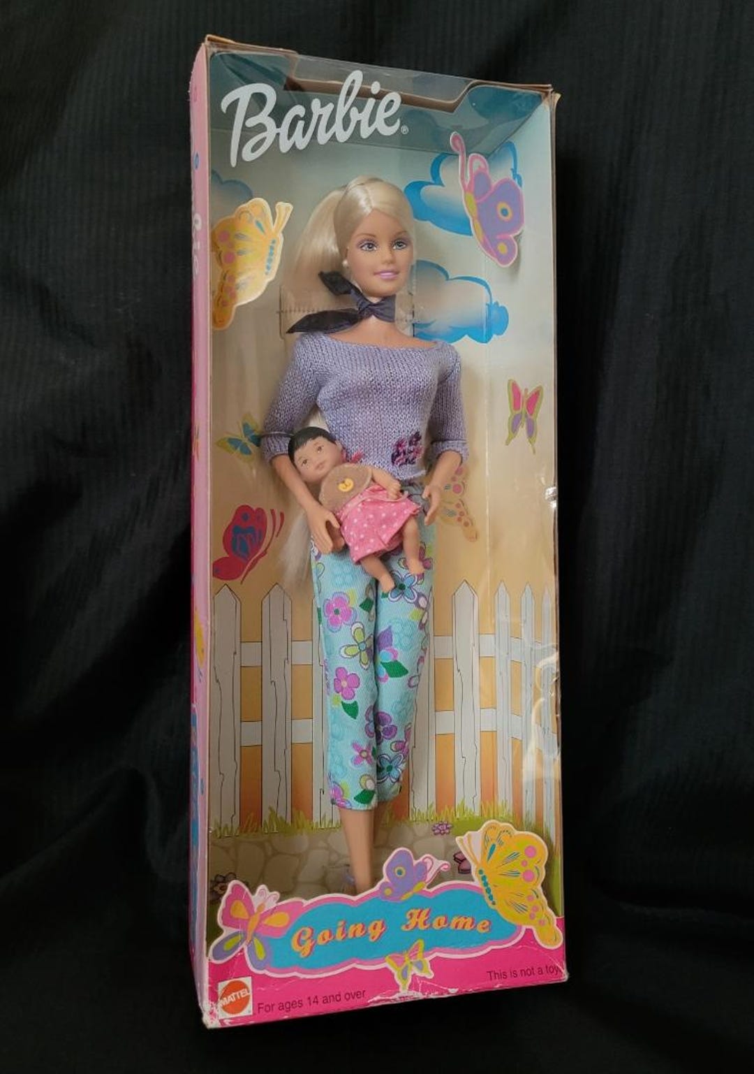 Original Boxed Barbie Going Home 2nd Edition Doll & Child by Mattel HK ...