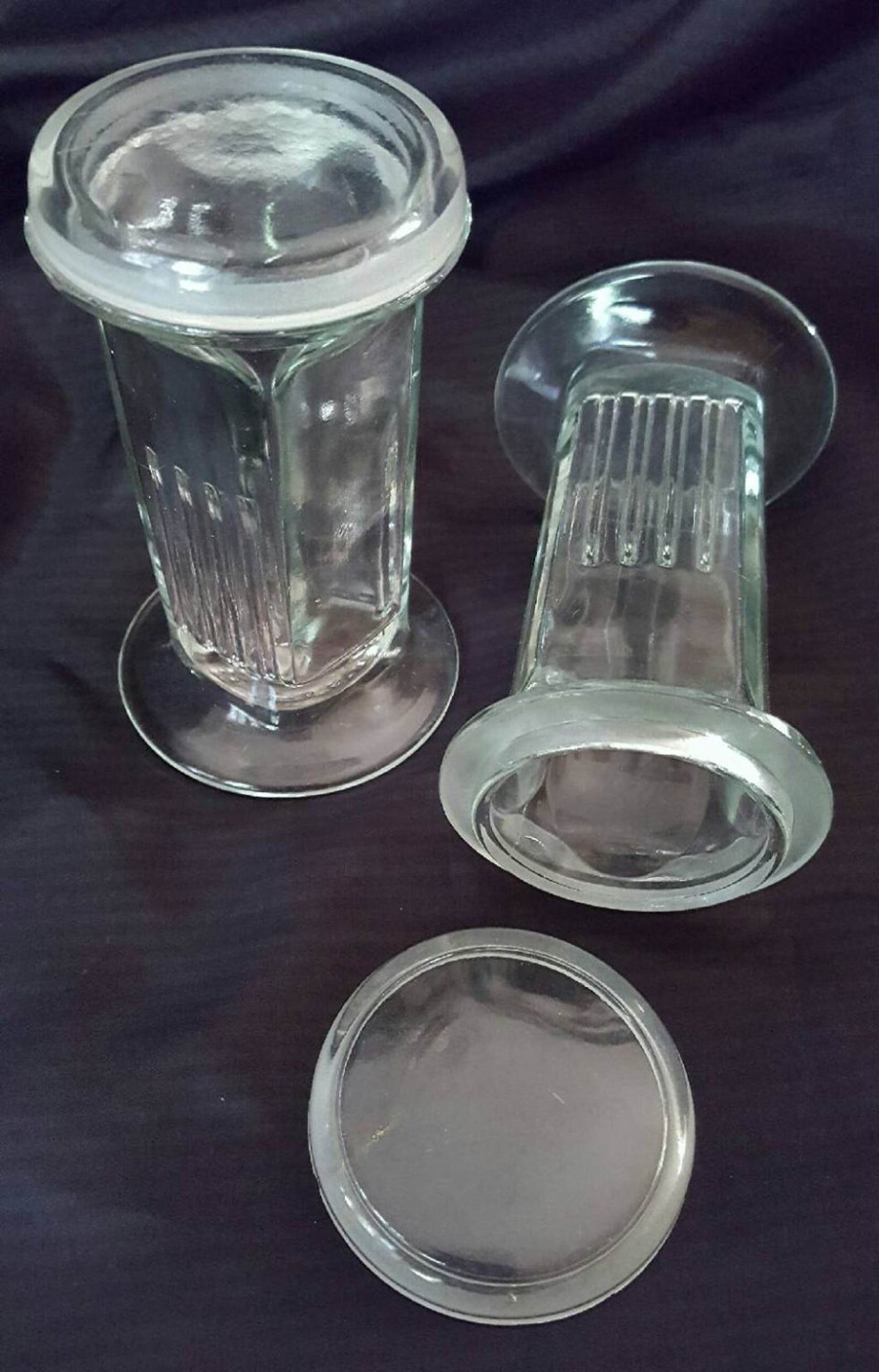 24 Piece Lot TC Wheaton Glass Coplin Staining Jars Lidded Etsy