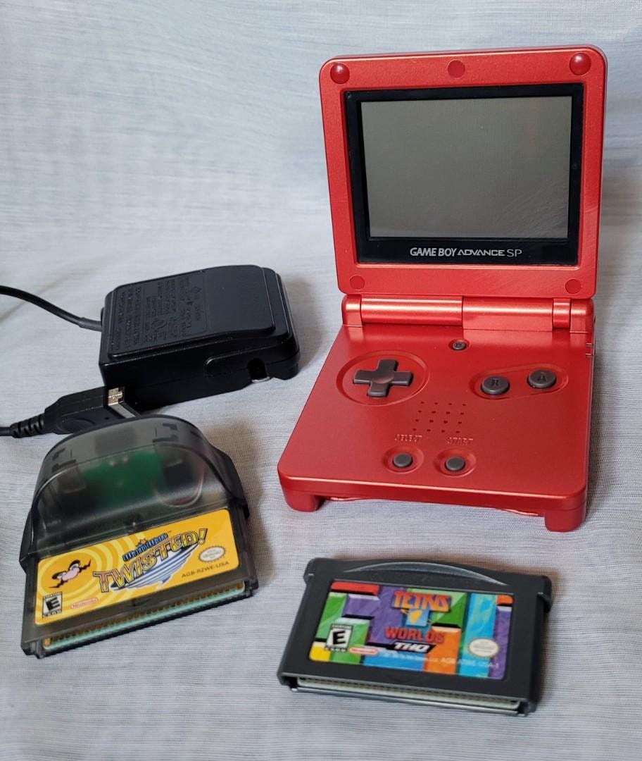 Nintendo Game Boy Advance SP - Red – Retro Raven Games