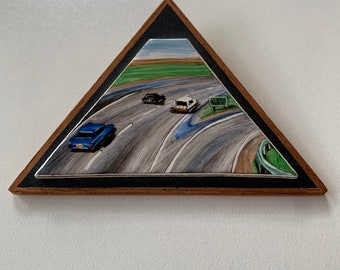 Pin de aventura diseñado por un artista