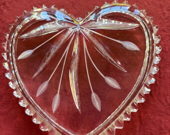 Caja de recuerdo de cristal para San Valentín