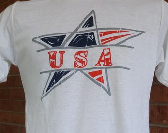 Patriotic USA Star Super Soft T-Shirt