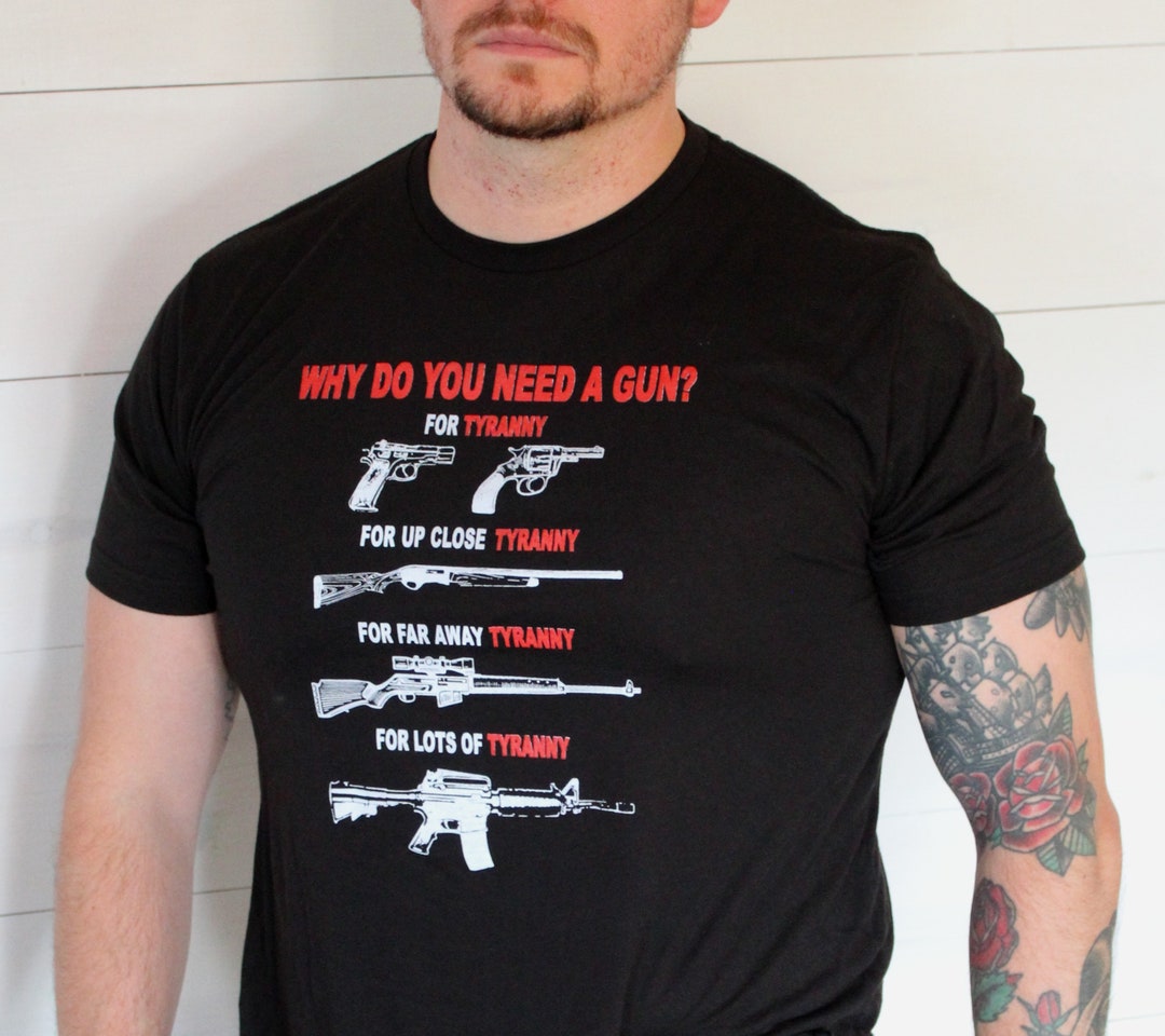 T top shirt gun