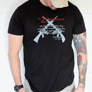 Patriotic 2nd Amendment Constitution James Madison 1791 T-Shirt