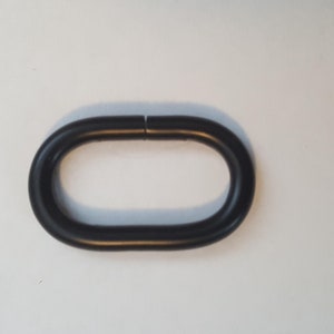 1 Inch Metal Oval Loop Ring Round Webbing Strap