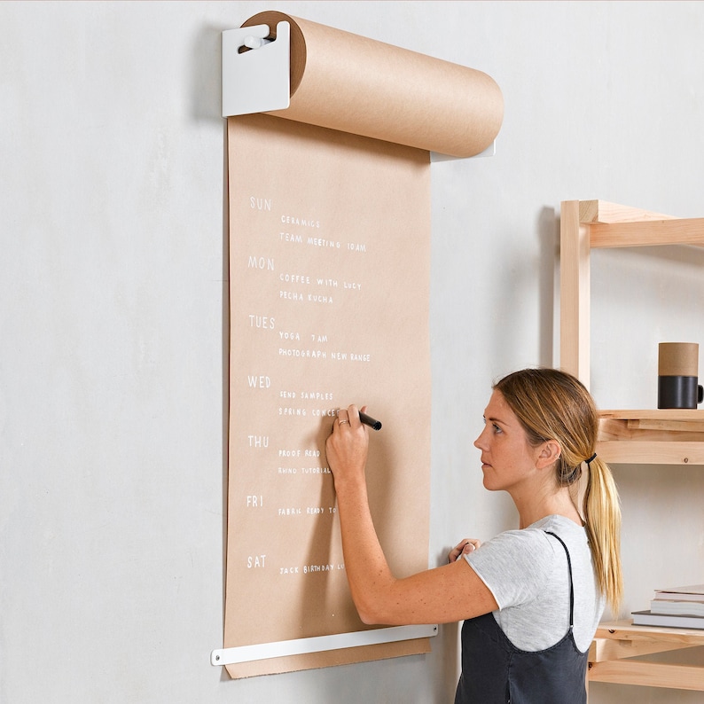 Butchers Paper Dispenser Wall Mounted Paper Roller Roll Etsy New Zealand