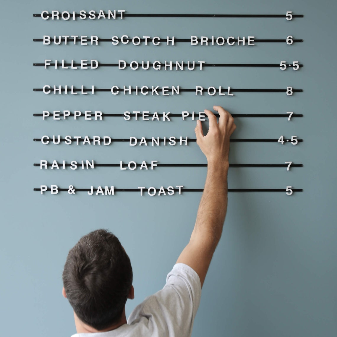 Letter Board Café Menu Board Baker Menu Etsy