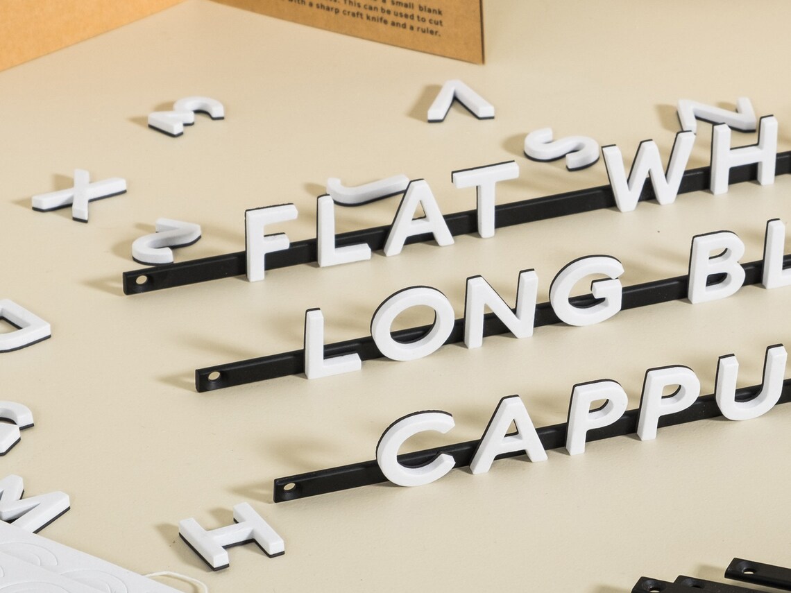 Letter Board Café Menu Board Baker Menu Etsy