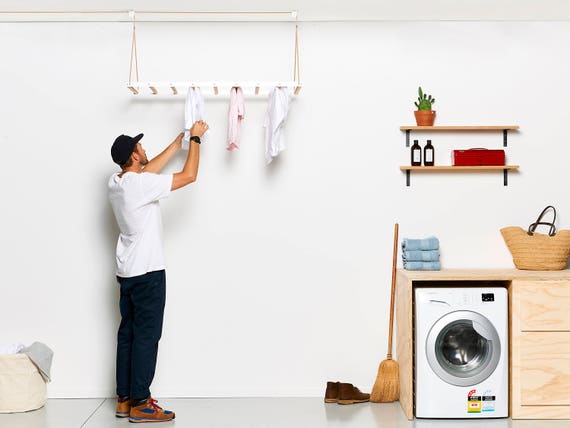 White Clothes Rack Clothing Rack Drying Rack Dryer Rack Dryer Clothes Dryer Hanging Drying Rack Clothes Rack