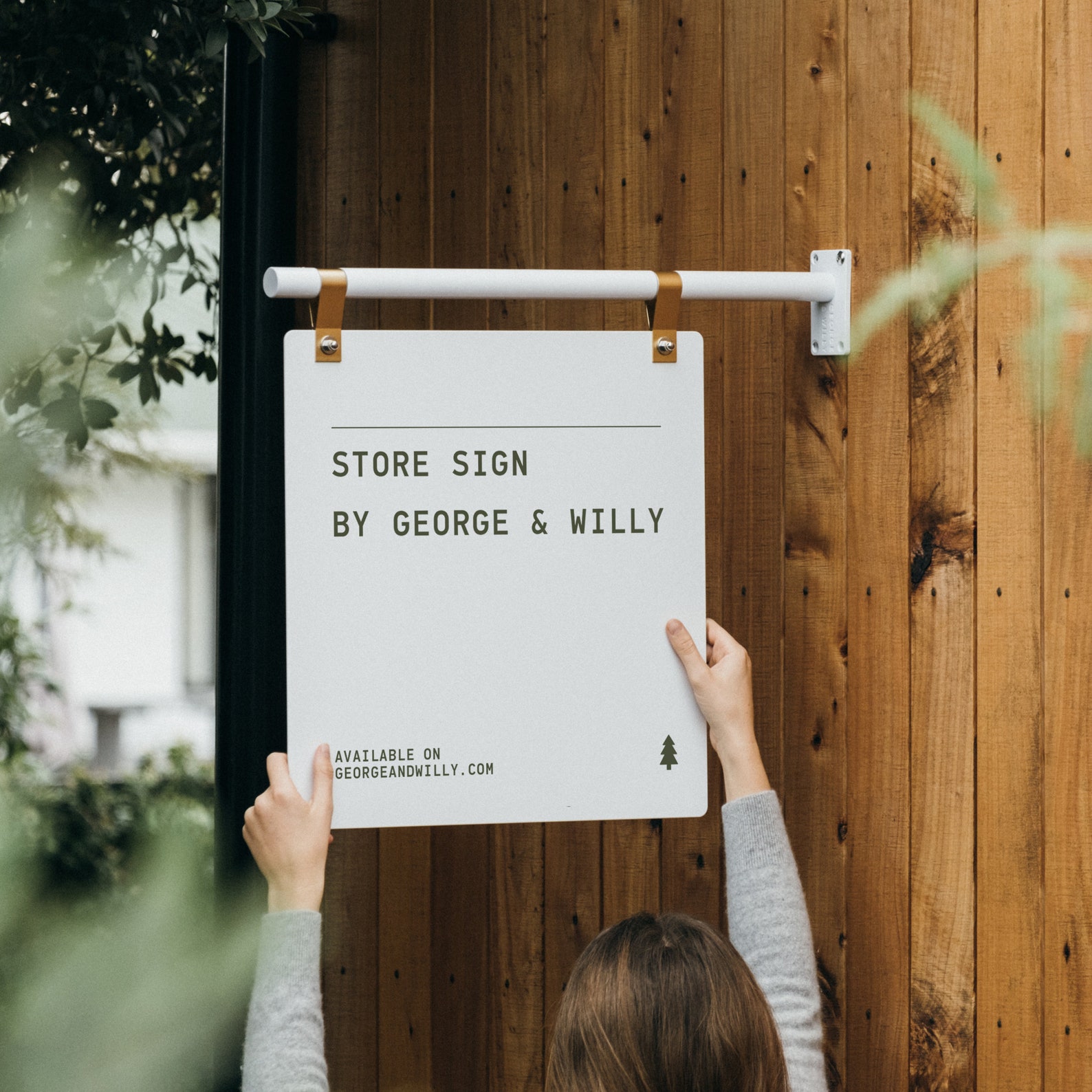 Outdoor Store Sign Hanging Wall Signage Exterior Business Etsy